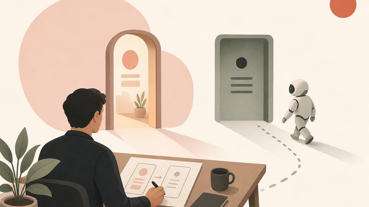 A founder designing agent experience: one interface for a human operator and a machine-readable one for an AI agent