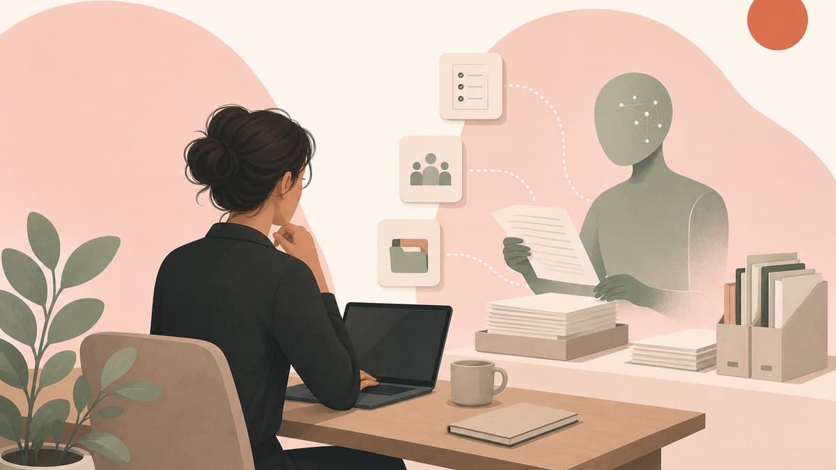 A single founder working beside an AI co-founder that handles the operational work of running a small business