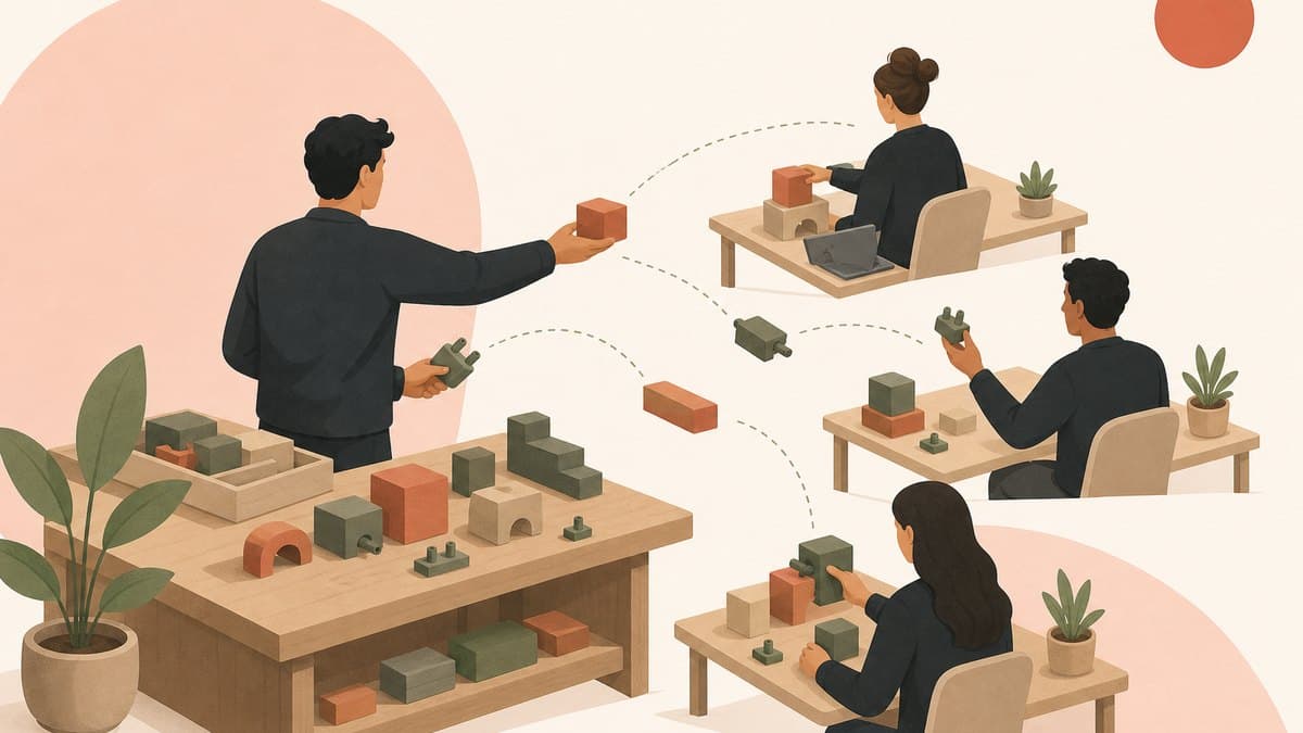 A founder deciding which parts of a platform to open to outside developers, with primitives and standards flowing out to other builders